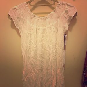 Aritzia Wilfred free off-shoulder dress